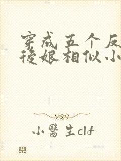 穿成五个反派的后娘相似小说