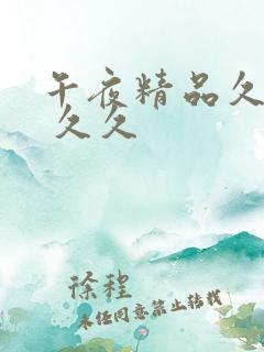 午夜精品久久久 久久