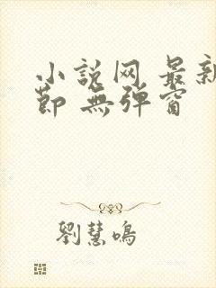 小说网 最新章节 无弹窗