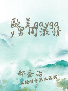 欧美gaygay男同激情