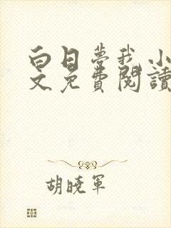 白日梦我小说全文免费阅读笔趣阁