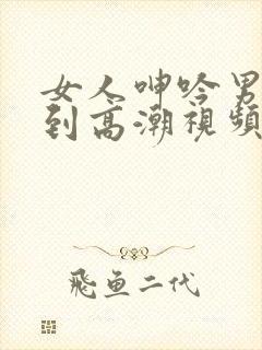 女人呻吟男人躁到高潮视频av