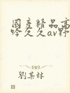 国产精品高潮呻吟久久av野狼