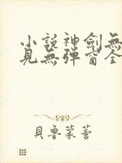 小说神剑无敌神见无弹窗全文免费阅读