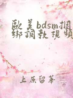 欧美bdsm捆绑调教视频