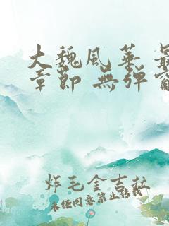 大魏风华 最新章节 无弹窗 笔趣阁