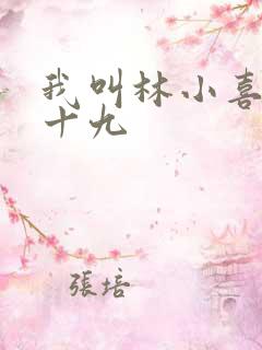 我叫林小喜今年十九