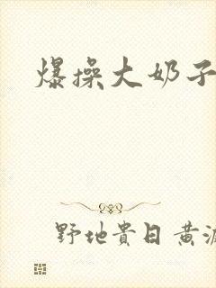 爆操大奶子少妇