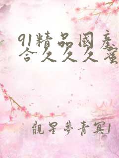 91精品国产综合久久久蜜