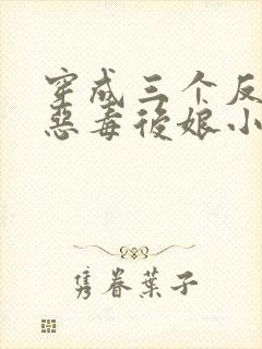 穿成三个反派的恶毒后娘小说免费听书