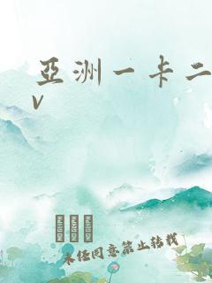 亚洲一卡二卡av