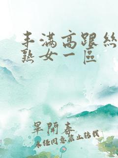 丰满高跟丝袜老熟女一区