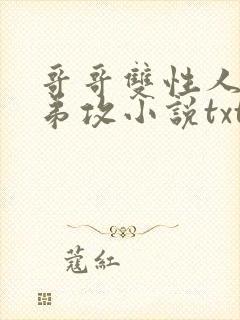 哥哥双性人受弟弟攻小说txt