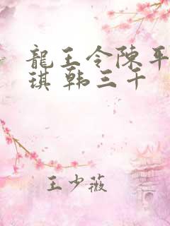 龙王令陈平苏雨琪 韩三千