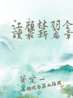 江颜林羽全文阅读最新篇章