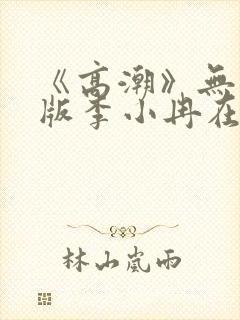 《高潮》无删减版李小冉在线播放