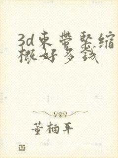 3d束带紧缩大概好多钱