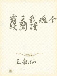 霸天武魂全文在线阅读