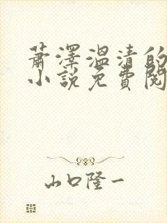 萧泽温清的最新小说免费阅读无弹窗