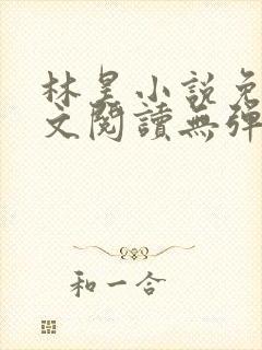 林昊小说免费全文阅读无弹窗