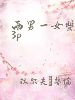 两男一女双性恋3p
