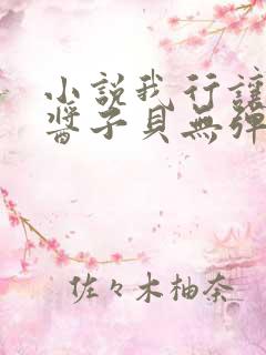 小说我行让我上酱子贝无弹窗