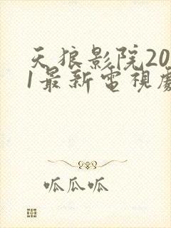 天狼影院2021最新电视剧在线观看影视剧