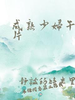 成熟少妇午夜毛片