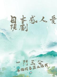 日本感人爱情电视剧