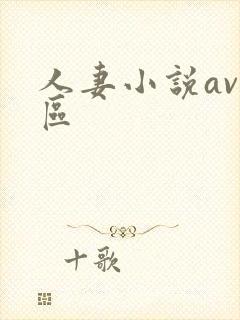 人妻小说av一区