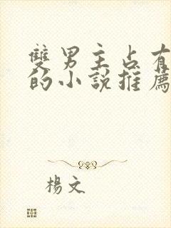 双男主占有欲强的小说推荐