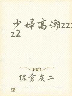 少妇高潮zzzz2