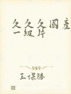 久久久国产黄色一级片