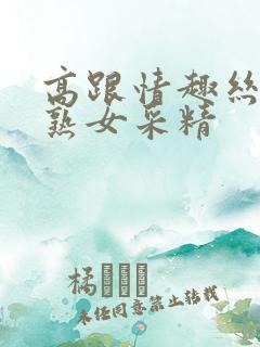 高跟情趣丝袜老熟女采精