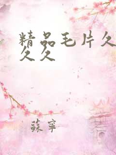 精品毛片久久久久久