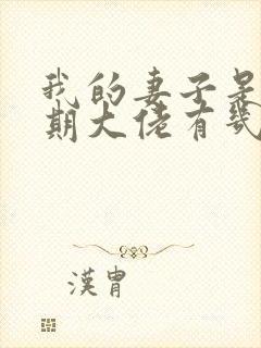 我的妻子是大乘期大佬有几个女主