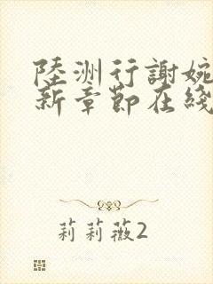 陆洲行谢婉雪最新章节在线阅读