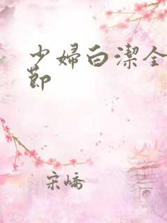 少妇白洁全部章节