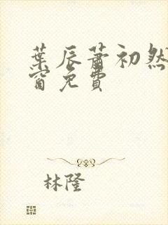 叶辰萧初然无弹窗免费