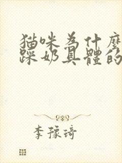 猫咪为什么喜欢踩奶具体的原因