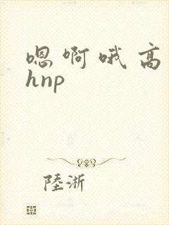 嗯 啊 哦 高hnp