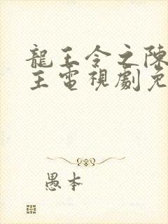 龙王令之陈平殿主电视剧免费观看