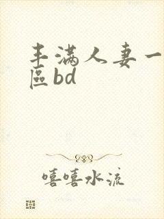 丰满人妻一区二区bd