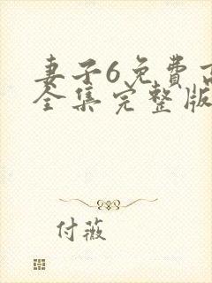妻子6免费高清全集完整版
