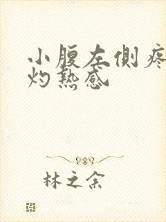 小腹左侧疼尿道灼热感