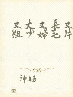 又大又长又爽又粗少妇毛片