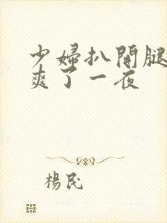 少妇扒开腿让我爽了一夜