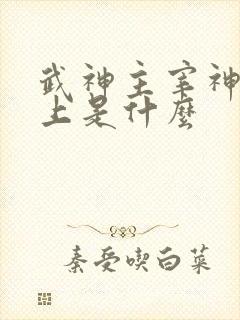 武神主宰神帝之上是什么