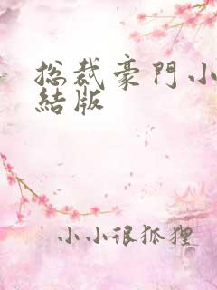 总裁豪门小说完结版