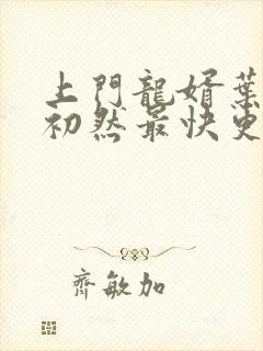 上门龙婿叶辰萧初然最快更新章节